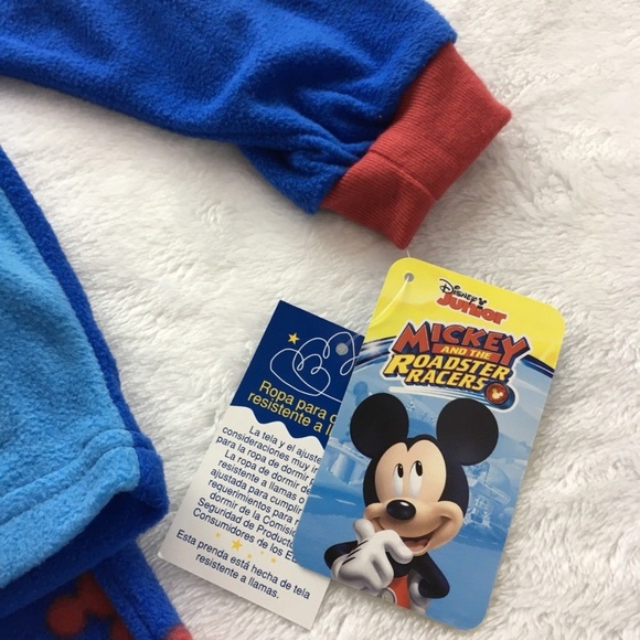 Disney Mickey Mouse Boys Size 2T Blue Pajama Set - Picture 3 of 8